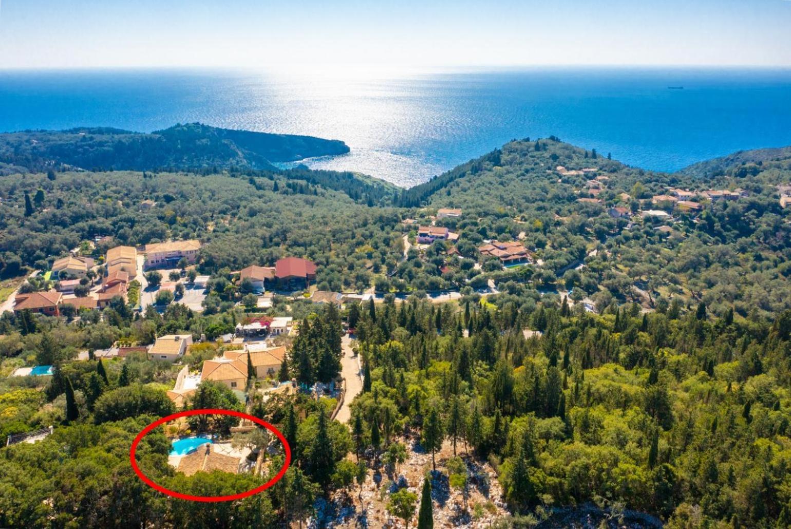 Villa Nionios Vlachopoulátika Esterno foto